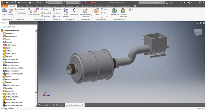 Molino SAG | Curso AutoDesk Inventor